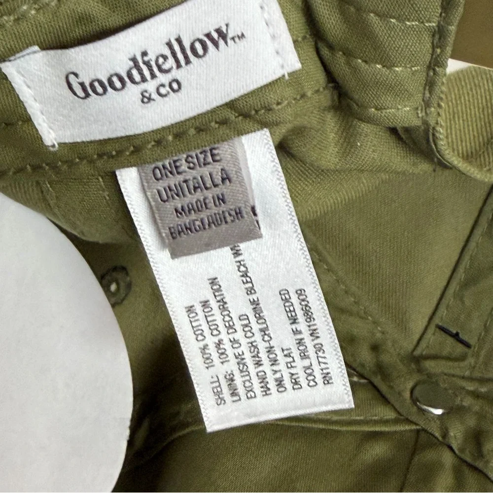 Goodfellow Hat Cap Whos Your Caddy? Golf Golfer Dad Adjustable Olive Green - Picture 9 of 10